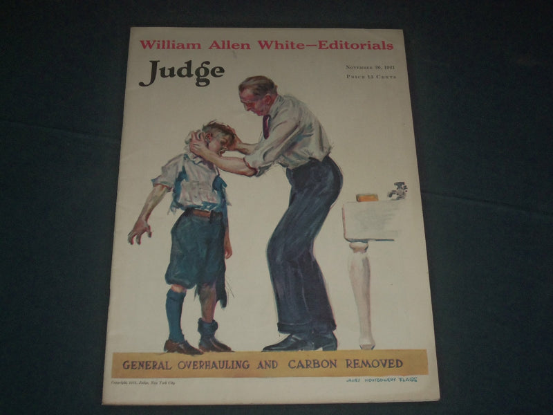 1921 NOVEMBER 26 JUDGE MAGAZINE - COVER BY JAMES MONTGOMERY FLAGG - B 6134