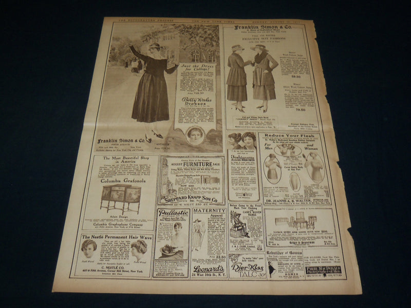 1917 AUGUST 26 NEW YORK TIMES ROTO PICTURE SECTION - NEW MAJOR GENERALS- NT 8992