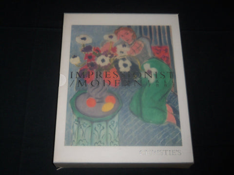 2007 NOV 6 CHRISTIE'S IMPRESSIONIST BOX SET OF 3 - PICASSO - PISSARO - KD 5219