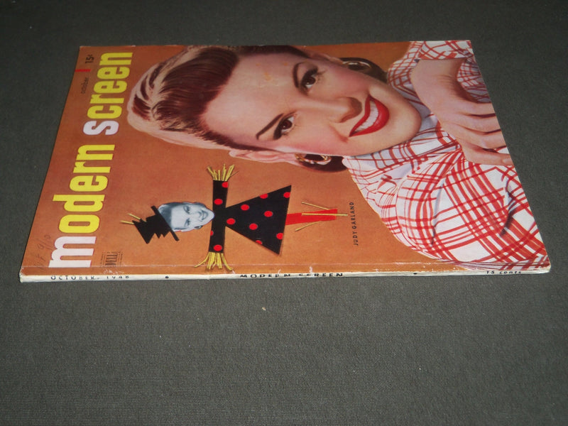 1948 OCTOBER MODERN SCREEN MOVIE MAGAZINE - JUDY GARLAND COVER - M 141