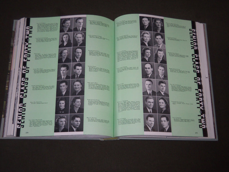 1942 THE GEM UNIVERSITY OF IDAHO YEARBOOK - MOSCOW - NICE PHOTOS - YB 1087