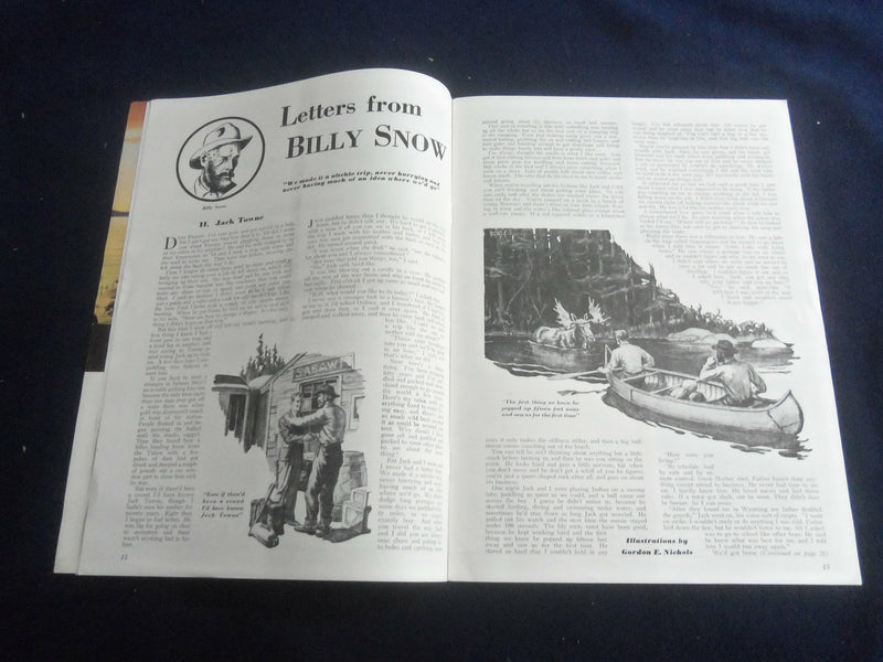 1937 OCTOBER NATIONAL SPORTSMAN MAGAZINE - NICE ILLUSTRATED COVER - SP 4712R