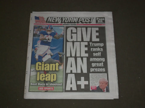 2018 NOVEMBER 19 NEW YORK POST NEWSPAPER - TRUMP GIVES HIMSELF AN A+