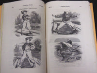 1872 OUR YOUNG FOLKS ILLUSTRATED MAGAZINE LOT OF 12 - GREAT STORIES - WR 105O
