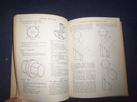 1938 GENERAL DRAFTING HARDCOVER BOOK BY FRYKLUND AND KEPLER - KD 8156