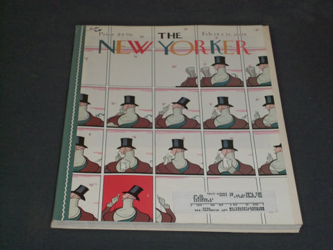 2005 FEBRUARY 14 & 21 THE NEW YORKER MAGAZINE - ILLUSTRATED COVER - NY 2023