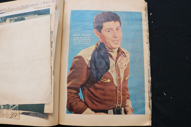 HOLLYWOOD MOVIE STARS SCRAPBOOK - HUMPHREY BOGART - ALAN LADD - E 24912