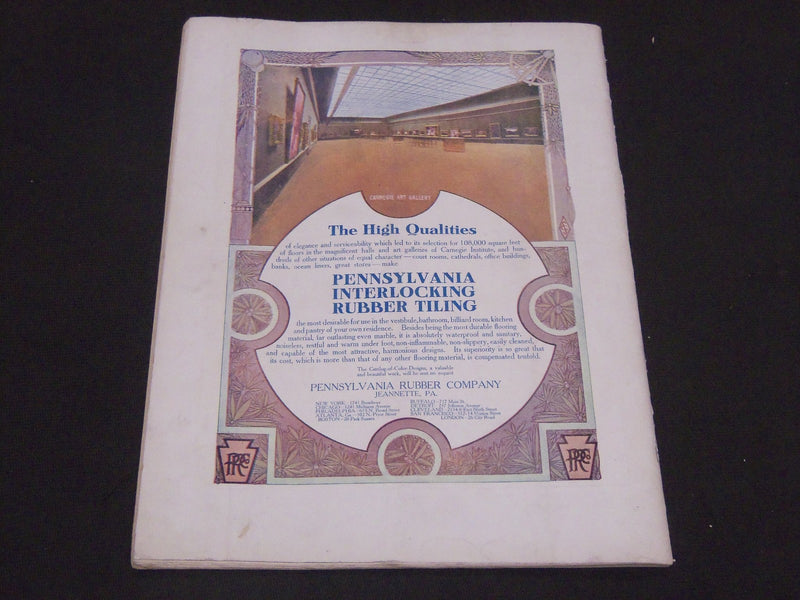 1907 OCTOBER THE HOUSE BEAUTIFUL MAGAZINE - GREAT PHOTOS & ADS - ST 388