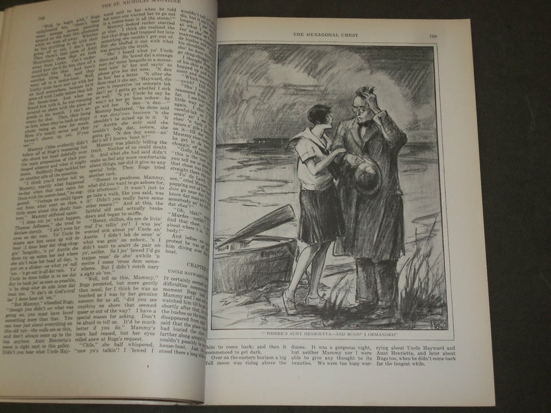 1929 AUGUST ST. NICHOLAS MAGAZINE - ILLUSTRATIONS, STORIES & ADS - B 5049