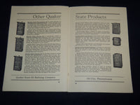1923 THE IMPORTANCE OF CORRECT LUBRICATION - QUAKER STATE MEDIUM - J 8848