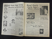 1937 MAY 23 NEW YORK SUNDAY MIRROR - KING GIVES EDWARD STERN WARNING - NP 2334