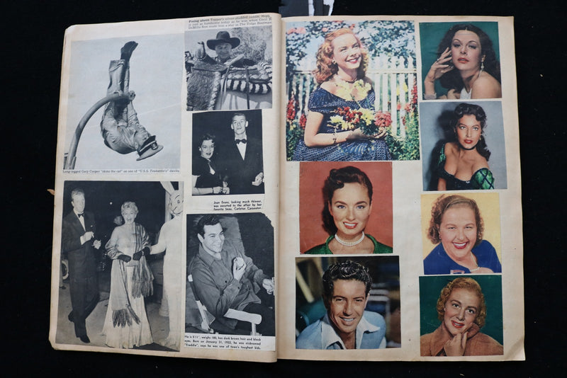 MOVIE STARS SCRAPBOOK - MANY PHOTOS - E 24961