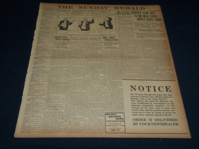 1910 MAY 1 THE BOSTON HERALD - JOHN L. WRITES ABOUT JEFFRIES & JOHNSON - BH 362