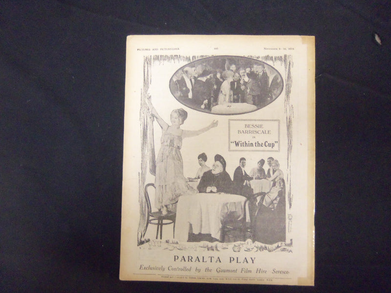 1918 NOV 9-16 PICTURES AND PICTUREGOER MAGAZINE - CONSTANCE TALMADGE - ST 2463