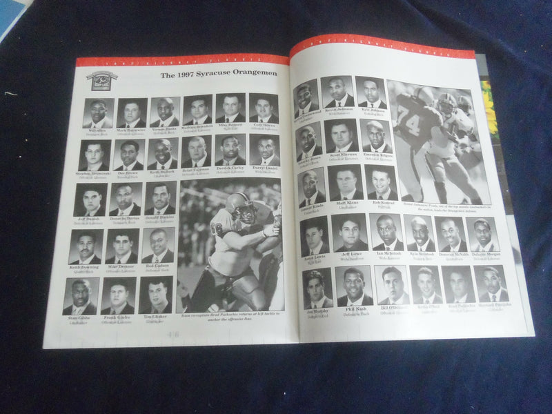 1997 AUGUST 24 FOOTBALL PROGRAM - UNIV WISCONSIN VS SYRACUSE UNIV - SP 1217Y