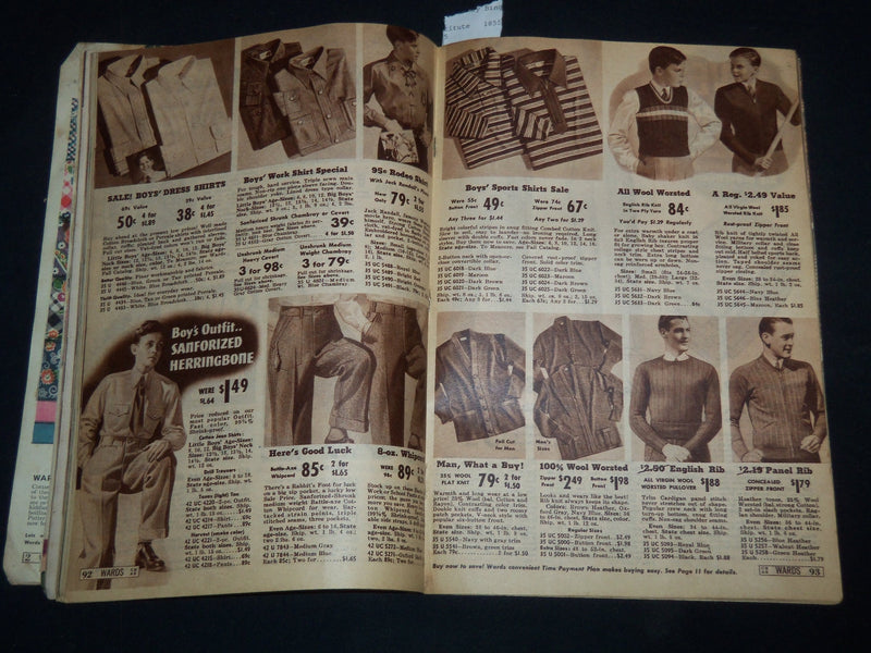 1940 MONTOGOMERY WARD MID-WINTER SALE CATALOG - J 9157
