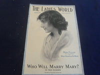 1913 AUGUST THE LADIES' WORLD MAGAZINE - WHO WILL MARRY MARY? - B 4164D