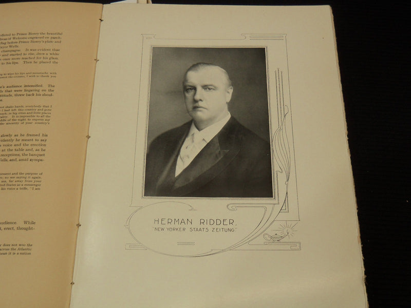 1903 PRINCE HENRY OF PRUSSIA IN AMERICA VOLUME - HEINRICH CHARLES - Z 160