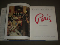1983 PARIS BY JOHN RUSSELL HARDCOVER BOOK - GREAT PHOTOS - I 1316