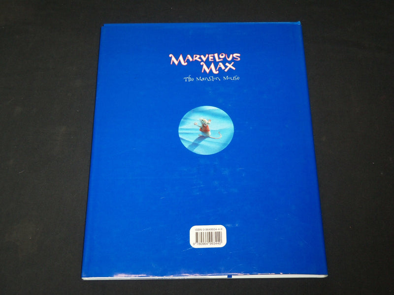 2003 MARVELOUS MAX THE MANSION MOUSE BOOK INSCRIBED BY PATTY ROWLAND - KD 6013