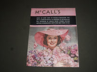 1939 JUNE MCCALL'S MAGAZINE - PARTIAL CONTENTS SAMPLE - SP 6774
