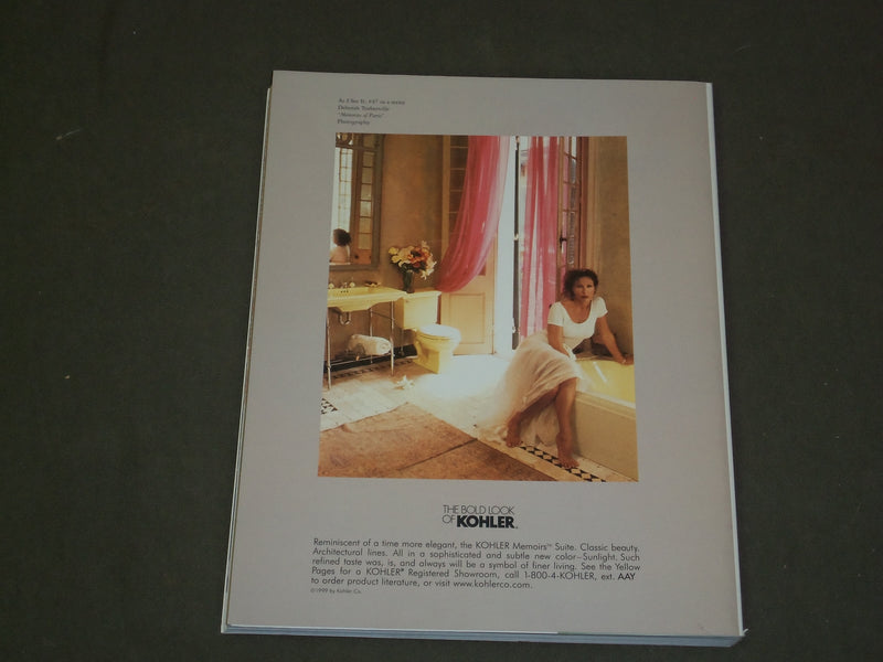 1999 NOVEMBER ARCHITECTURAL DIGEST MAGAZINE - CLAUDIA SCHIFFER COVER - B 3822