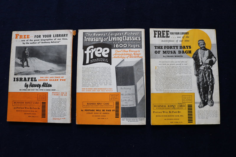 1935 THE GOLDEN BOOK MAGAZINE - LOT OF 9 - O 3458
