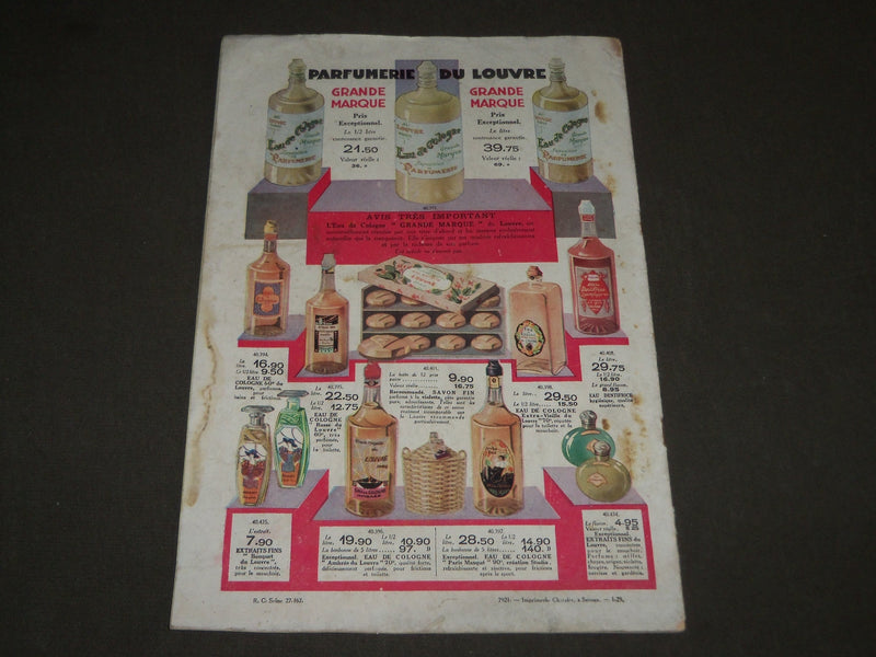 1920'S FEBRUARY AU LOUVRE PARIS FRENCH CATALOGUE - GANTS - DENTELLES - FR 1174