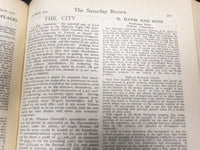 1919 SATURDAY REVIEW 2 BOUND VOLUMES - COMPLETE YR- PUBLISHED IN LONDON - R 1124
