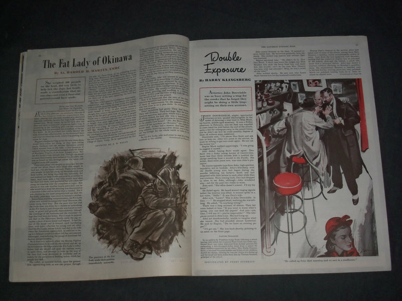 1945 DEC 29 THE SATURDAY EVENING POST MAGAZINE -NORMAN ROCKWELL COVER - SP 2477C