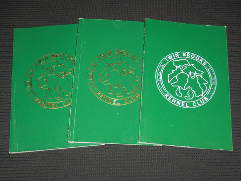 1989-1990 TWN BROOKS KENNEL CLUB CATALOGS LOT OF 3 - NEW JERSEY - O 3178C