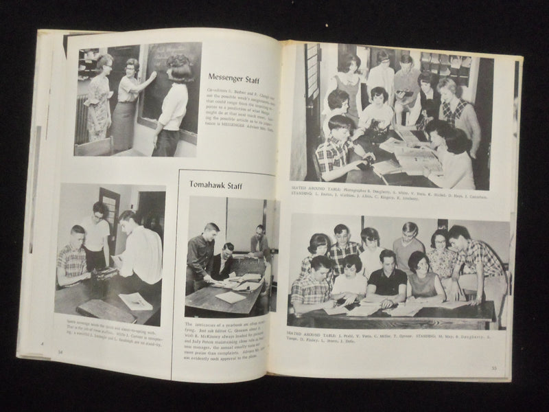1966 TOMAHAWK NEOGA HIGH SCHOOL YEARBOOK - NEOGA, ILLINOIS - YB 3337