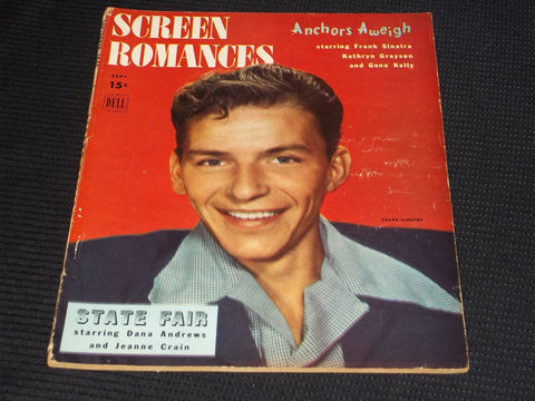 1945 SEPTEMBER SCREEN ROMANCES MAGAZINE - FRANK SINATRA COVER - E 16541