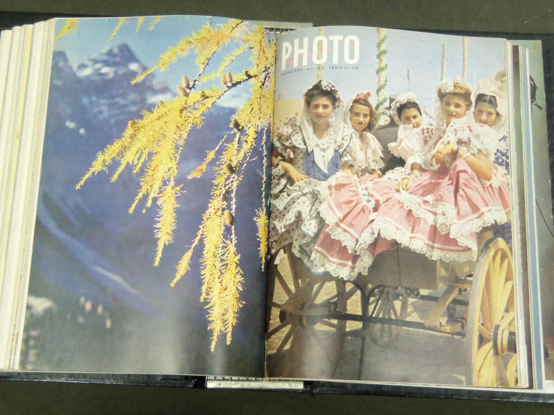 1951-1952 PHOTO MAGAZIN GERMAN LOT OF 12 - GREAT COVERS & PHOTOS - KD 575
