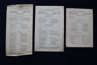 1897-1898 BOSTON MUSIC HALL PROGRAMS - LOT OF 19 - R. MARRINER FLOYD - K 1634