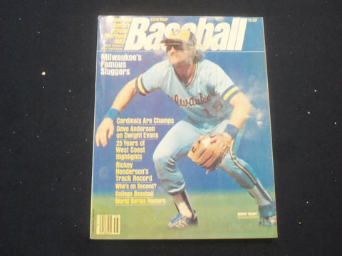 1983 STREET AND SMITH'S BASEBALL MAGAZINE - ROBIN YOUNT COVER - ST 6916