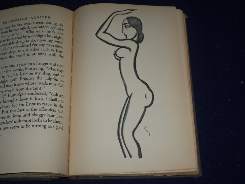 1932 THE SATYRICON OF PETRONIUS ARBITER BOOK #123/2500 - ILLUS. - KD 2371