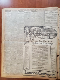1921 FEBRUARY 9 NEW YORK TIMES - GEDDES COMING TO PRESS DISARMAMENT - NT 8118