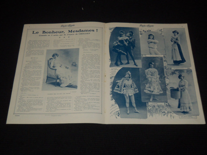 1905 PARIS QUI CHANTE REVUE ILLUSTREE MAGAZINE LOT OF 30 ISSUES - O 3442B