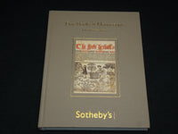 2008 FINE BOOKS & MANUSCRIPTS HARDCOVER BOOK BY SOTHEBY'S - R 719B