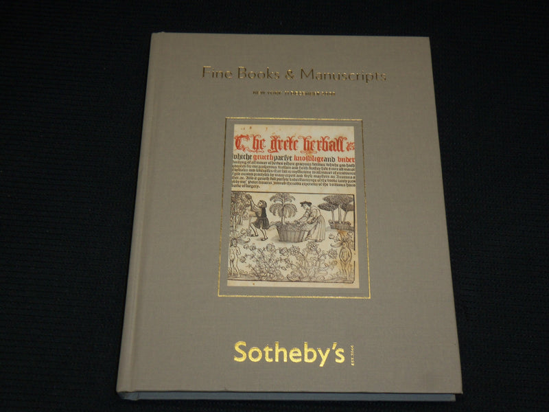2008 FINE BOOKS & MANUSCRIPTS HARDCOVER BOOK BY SOTHEBY'S - R 719B