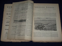 1875 JAN 2- MAR 27 APPLETONS' JOURNAL MAGAZINE BOUND VOL. - 13 ISSUES - KD 2302
