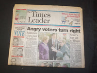 1994 NOVEMBER 9 WILKES-BARRE TIMES LEADER - ANGRY VOTERS TURN RIGHT - NP 7566
