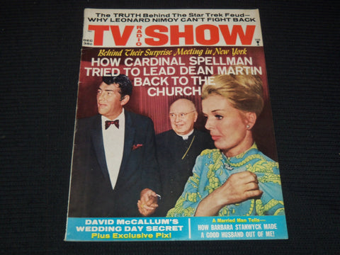 1967 DECEMBER TV RADIO SHOW MAGAZINE - DEAN MARTIN & JEANNE COVER - E 16285