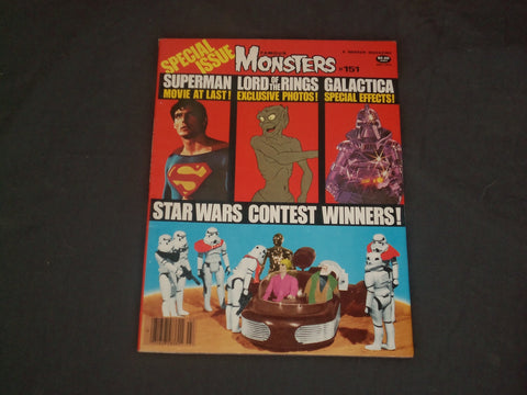 1979 MARCH FAMOUS MONSTERS MAGAZINE - SUPERMAN - LORD OF THE RINGS - B 4948