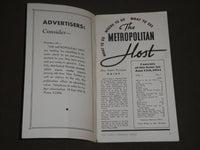 1934 JUNE15/JULY 1 THE METROPOLITAN HOST - MARGARET BARKER COVER - J 2177
