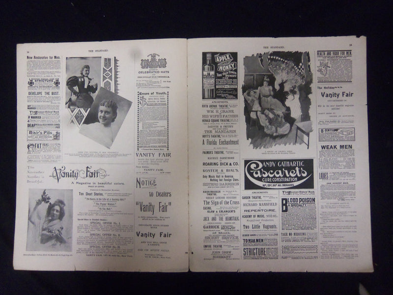 1896 DECEMBER 5 THE STANDARD MAGAZINE - MISS CISSY FITZGERALD - ST 3205