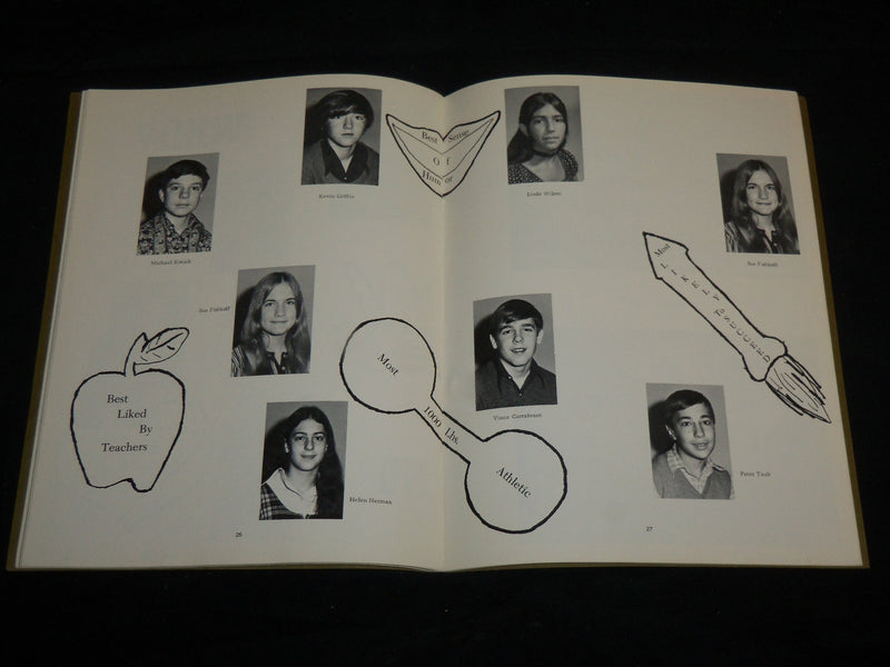 1971 FRANKLINITE THE FRANKLIN SCHOOL YEARBOOK - SOFTCOVER - J 6653