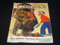 1936 NOVEMBER WOMAN'S HOME COMPANION MAGAZINE - NICE THANKSGIVING COVER - E 5772