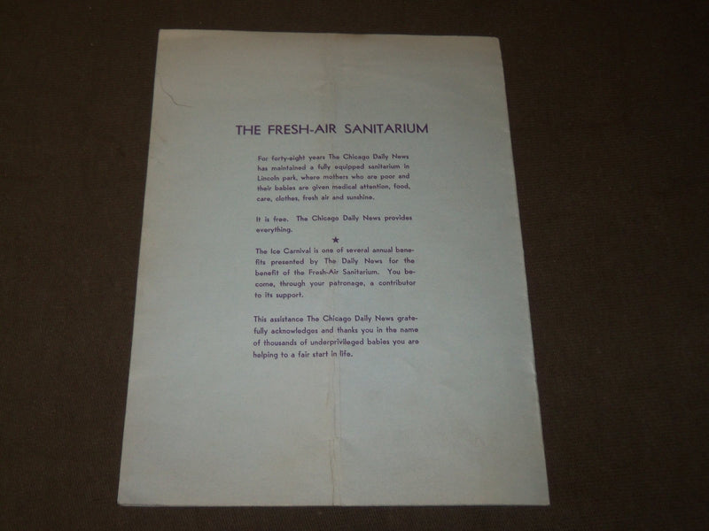 1934 FEBRUARY 3 WESTERN OPEN INDOOR SPEED SKATING CHAMPIONSHIPS PROGRAM - J 3499